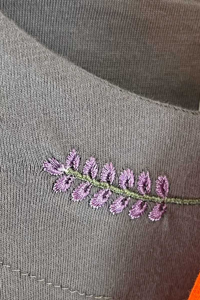 تیشرت آستین سه ربع گلدوزی - Image 4